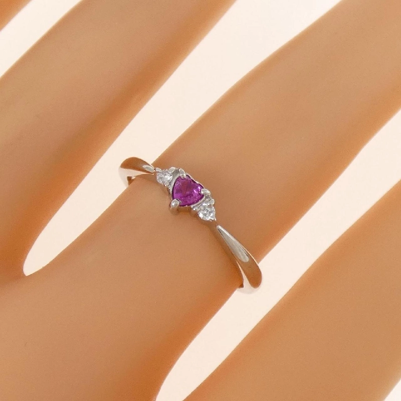 Nhẫn Sapphire PT 0.14CT 673618