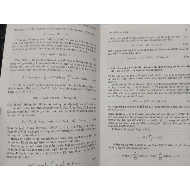 CÁC PHƯƠNG PHÁP TOÁN HỌC TRONG TÀI CHÍNH 690777
