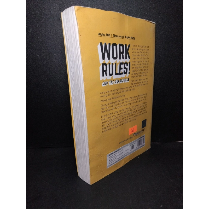 Quy tắc của Google mới 70% ố ẩm 2017 Laszlo Bock HCM2103 QUẢN TRỊ 923011