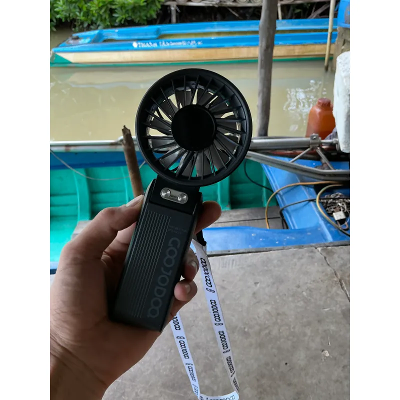 Quạt gió mini cầm tay cũ cầm chắc tay quạt siu mát 570411