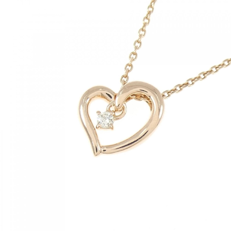 Dây chuyền kim cương hình trái tim 4゜C - Hàng hiệu Authentic 844671