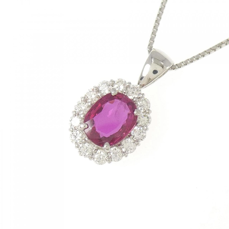 Dây chuyền ruby PT900/PT850 1.01CT sản xuất tại Thái Lan - Hàng hiệu Authentic 856618