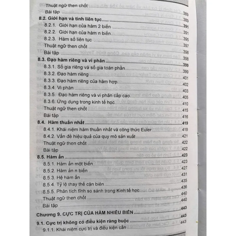 GIÁO TRÌNH TOÁN CAO CẤP CHO CÁC NHÀ KINH TẾ 759932