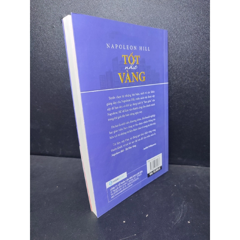 Napoleon Hill Tốt như Vàng 2018 mới 95% HCM.ASB2512 kỹ năng mềm, học làm giàu 912772