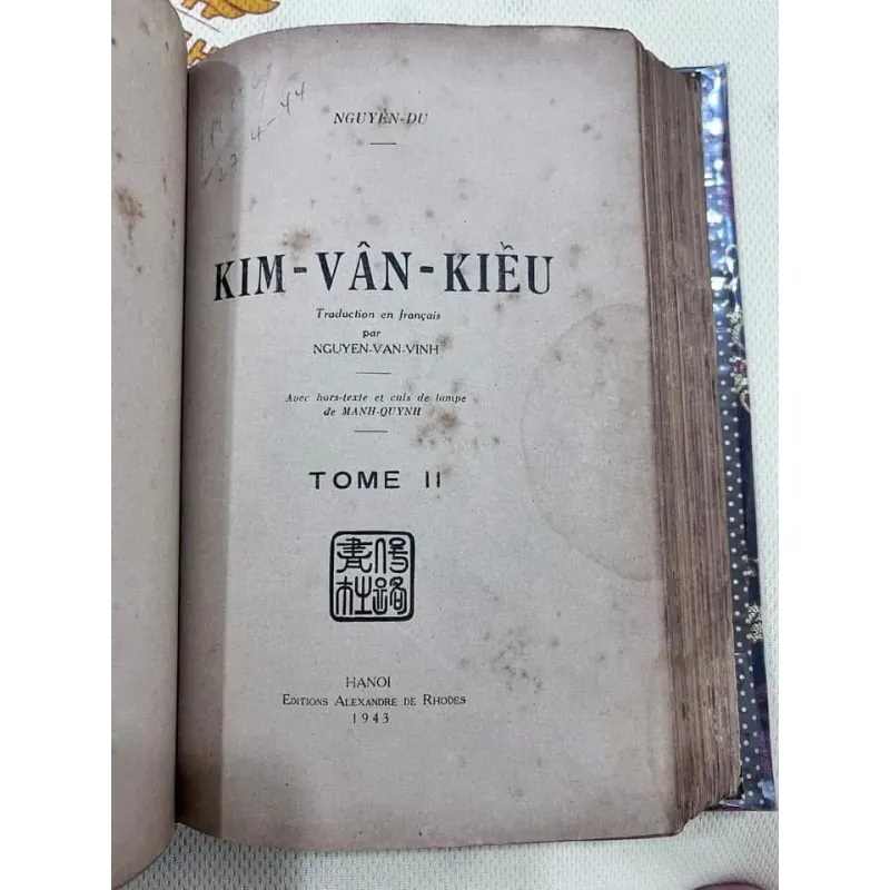 KIM VÂN KIỀU - NGUYỄN VĂN VĨNH CHÚ THÍCH (1942-1943) 1008418