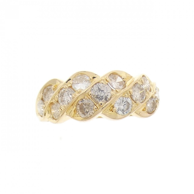 Nhẫn kim cương K18YG 1.00CT - Hàng hiệu Authentic 854305