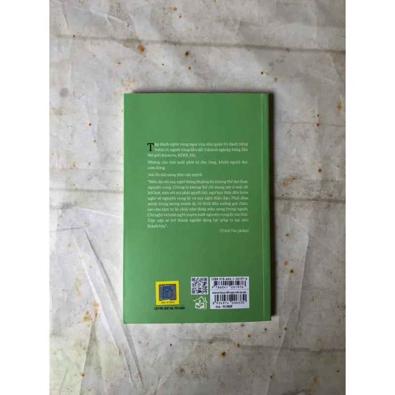 Mỗi Ngày Một Câu Nói Nâng Tầm Vận Mệnh - Inamori Kazuo 960833