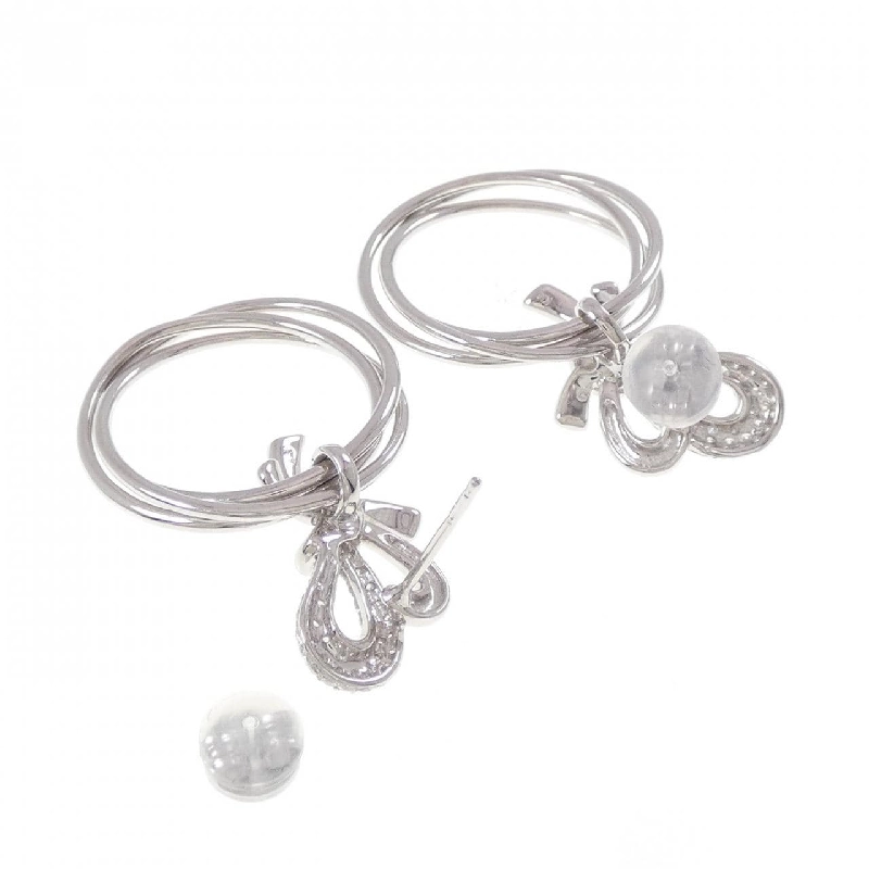 K18WG Bông tai kim cương - Hàng hiệu Authentic 870432