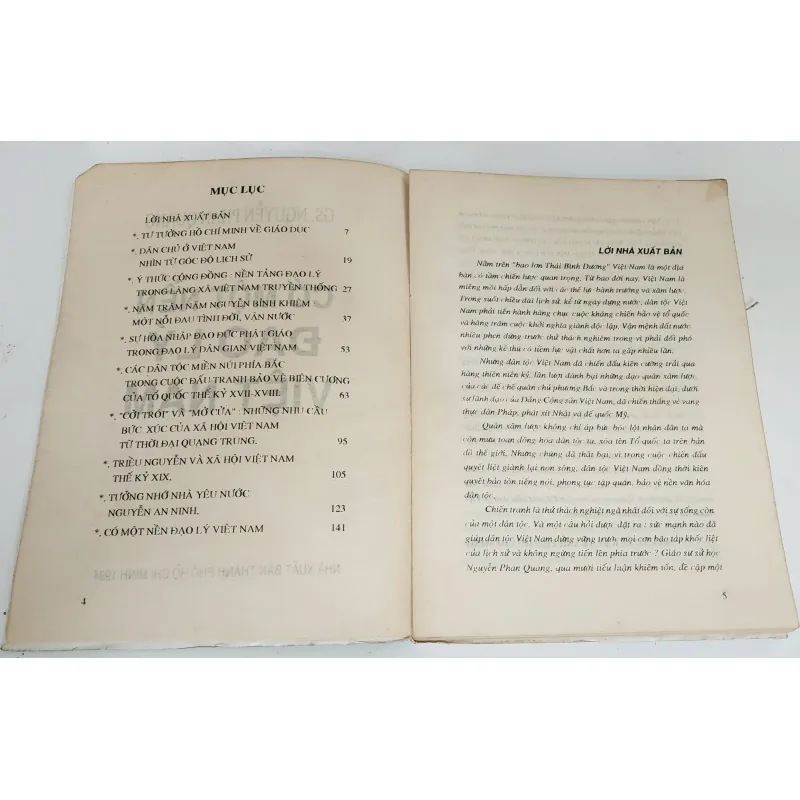 CÓ MỘT NỀN ĐẠO LÝ VIỆT NAM - Giáo sư Nguyễn Phan Quang 747583