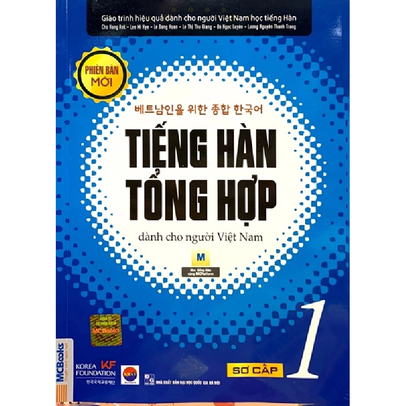 Tiếng Hàn tổng hợp dành cho người Việt Nam Sơ cấp 1 - In trắng đen - MCBooks - TB 2025 [TSTK] 1045635