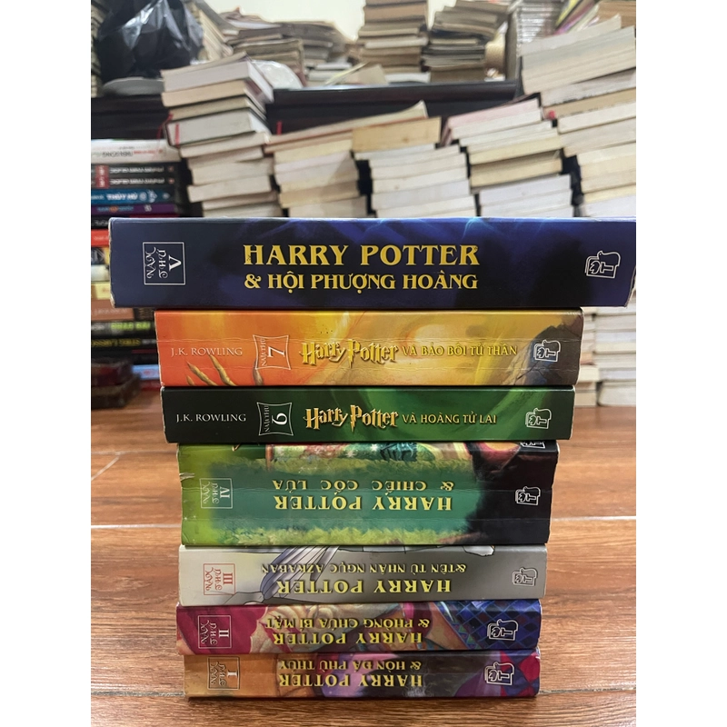 Harry Potter full bộ 7 tập bìa hoạt hình( số la mã) 325728