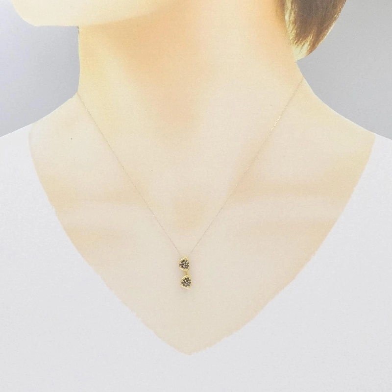 Dây chuyền kim cương K18YG 0.15CT - Hàng hiệu Authentic 863362