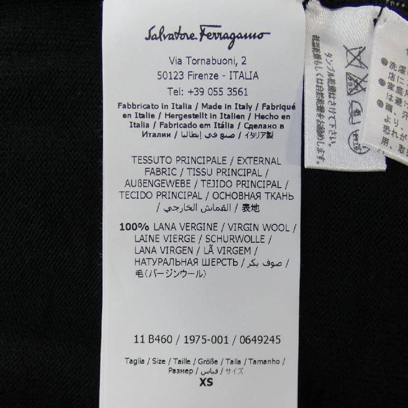 【Mã giảm giá】Salvatore Ferragamo SALVATORE FERRAGAMO Áo len 640871