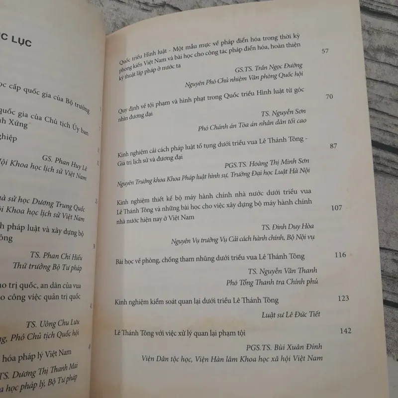 Bộ tư pháp. Kỷ yếu KH Quốc gia. Cải cách Pháp luật và Nhà nước triều Vua Lê Thánh Tông.  695473