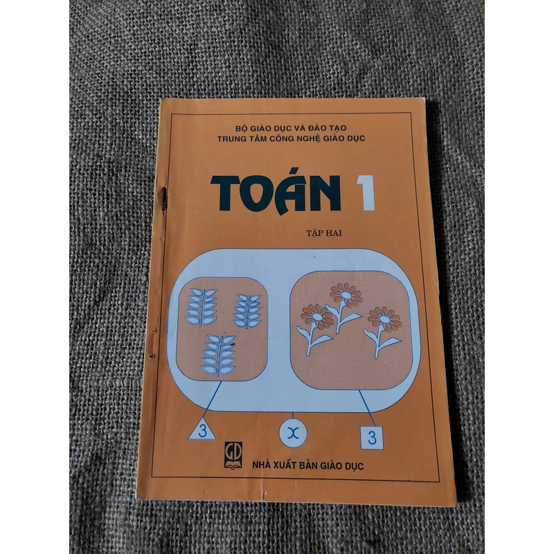 Toán lớp 1 _ Sách giáo khoa 9x _sách giáo khoa cũ 330902