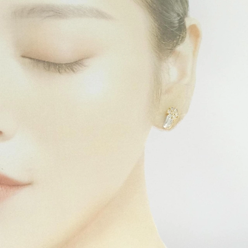 Bông tai kim cương hoa K18YG/K18WG 0.73CT - Hàng hiệu Chính hãng 867496