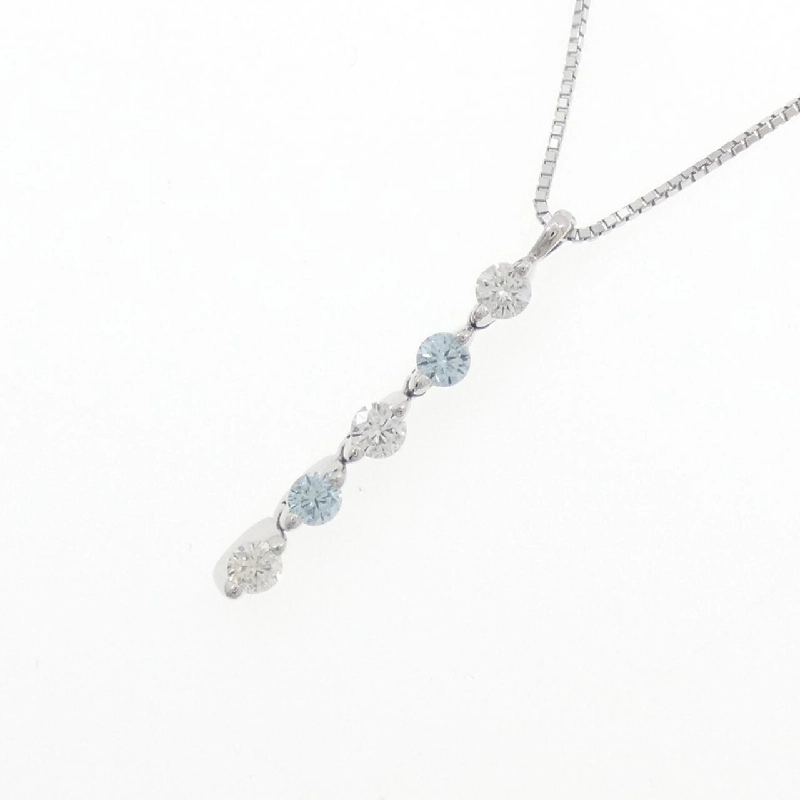 K18WG Dây chuyền kim cương 0.53CT - Hàng hiệu Chính hãng 860260