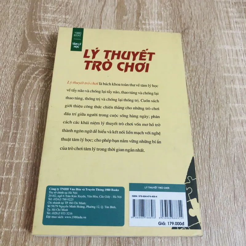 LÝ THUYẾT TRÒ CHƠI – Trần Phách Hàm (Vũ Vũ dịch) 929182