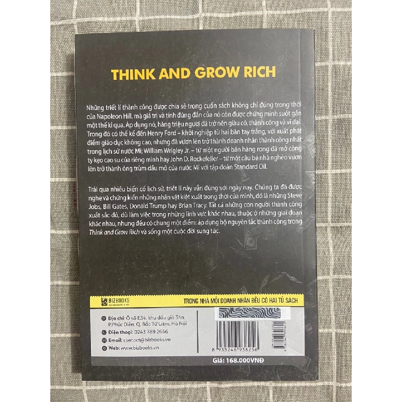 Think and Grow Rich (Bizbook) Mới 90% 2023 TSTK1505 Napoleon Hill SÁCH KỸ NĂNG 184941