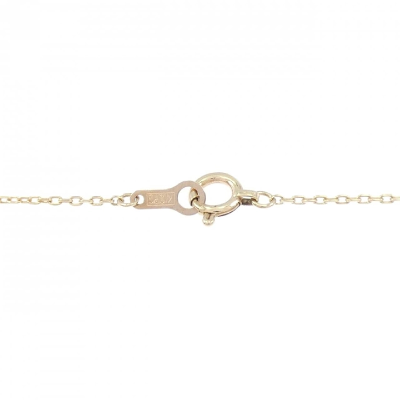 K10PG Vòng cổ kim cương chéo 0.033CT - Hàng hiệu Authentic 858458