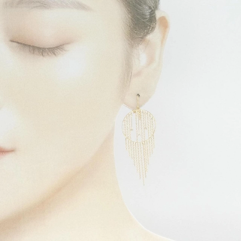 K18YG Bông tai kim cương 0.06CT - Hàng hiệu Chính hãng 868814