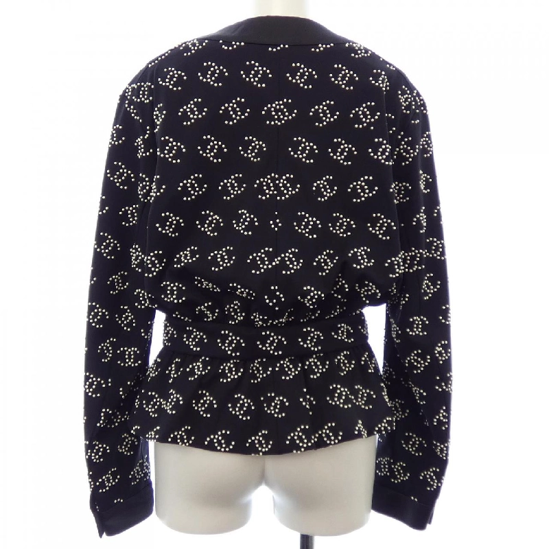 Jacket không cổ CHANEL LOOK42 P73967V65539 23C - Hàng hiệu Authentic 820176