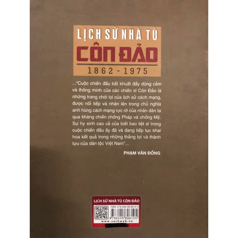 Sách Lịch sử nhà tù Côn Đảo 1862-1975 - Nguyễn Đình Thống, Nguyễn Linh, Hồ Sĩ Hành 306902