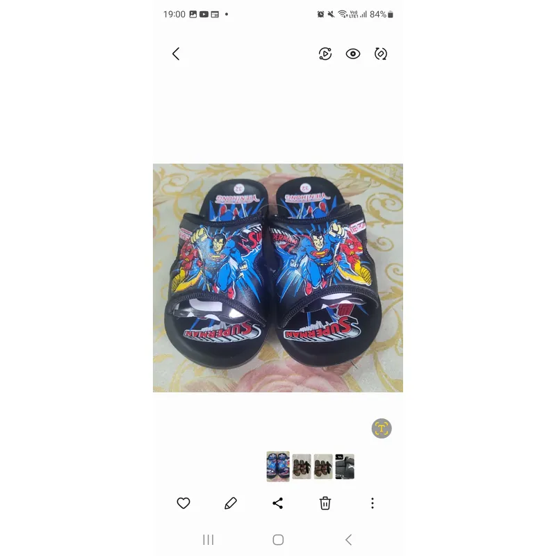 Dép siêu nhân bé trai 610483