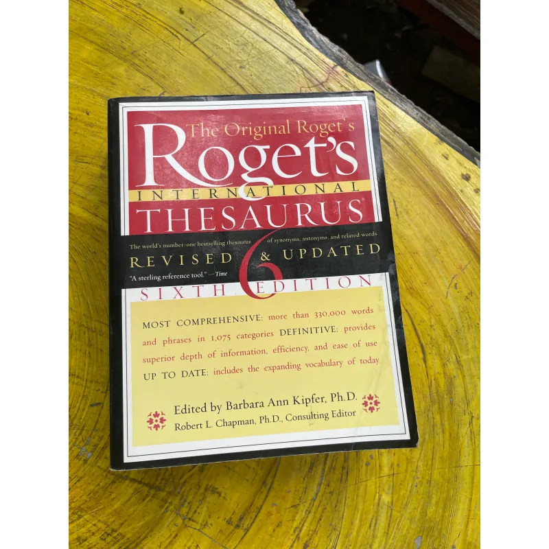 THE ORIGINAL ROGET’S ROGET’S INTERNATIONAL THESAURUS 730981