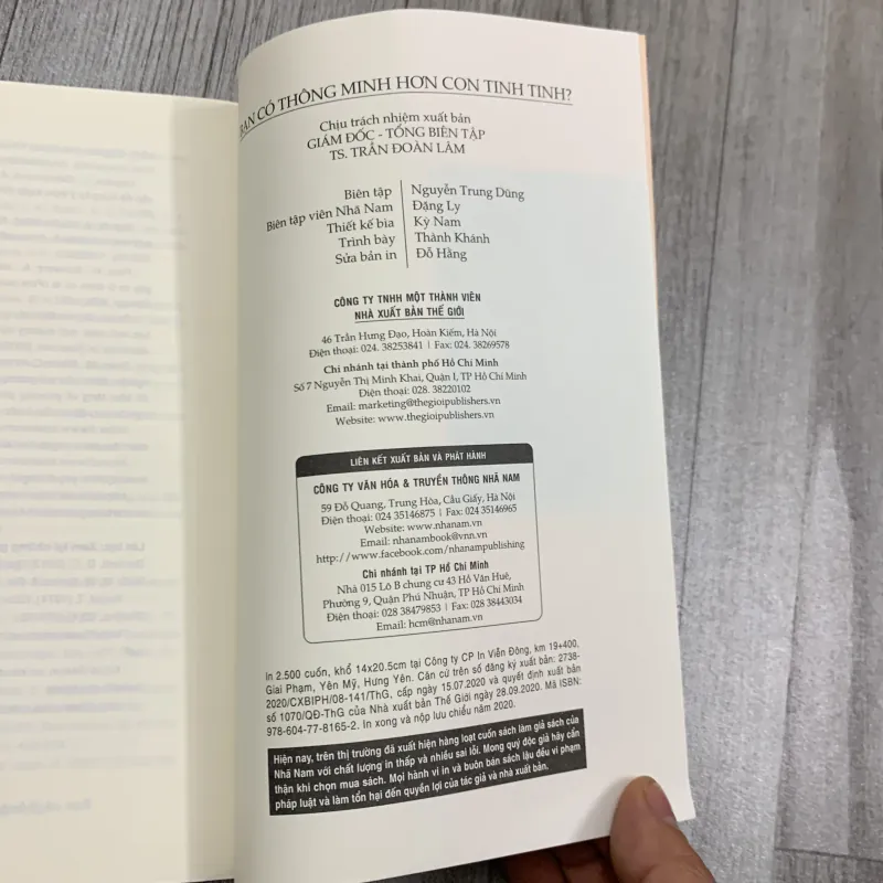 Bạn có thông minh hơn con tinh tinh - ben ambridge. 7a3 783478