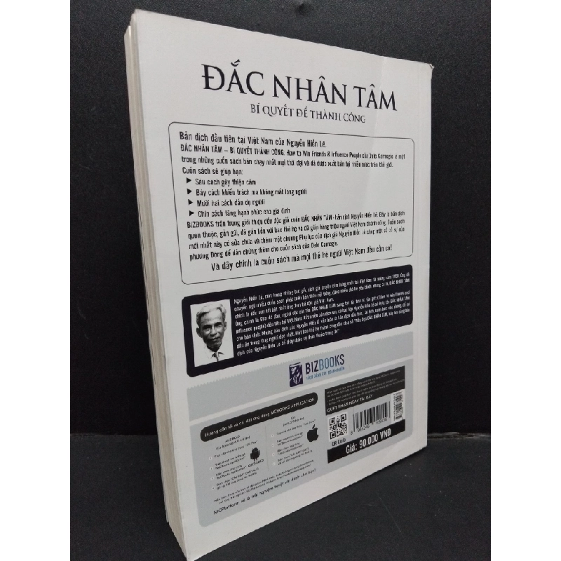 Đắc nhân tâm - Bí quyết để thành công mới 90% bẩn nhẹ 2019 HCM1008 Dale Carnegie KỸ NĂNG 208960