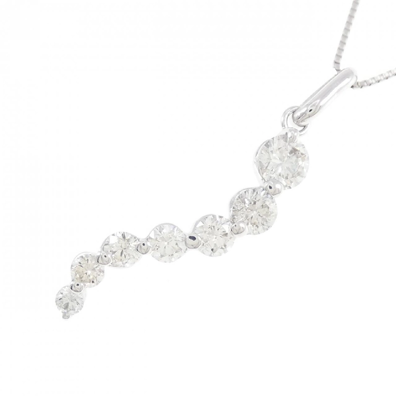 K18WG Dây chuyền kim cương 1.00CT - Hàng hiệu Chính hãng 865980