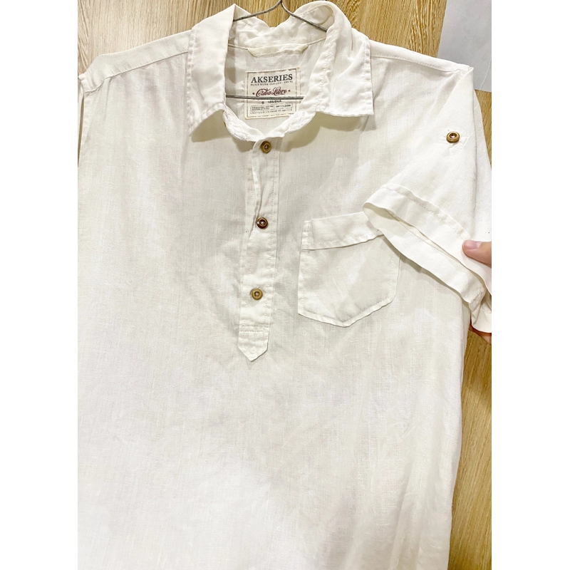 ÁO SƠ MI TRẮNG NGẮN TAY CUBA LIBRE SIZE S *TẶNG QUÀ 0Đ* FREESHIP THÁNG 5+6 323144