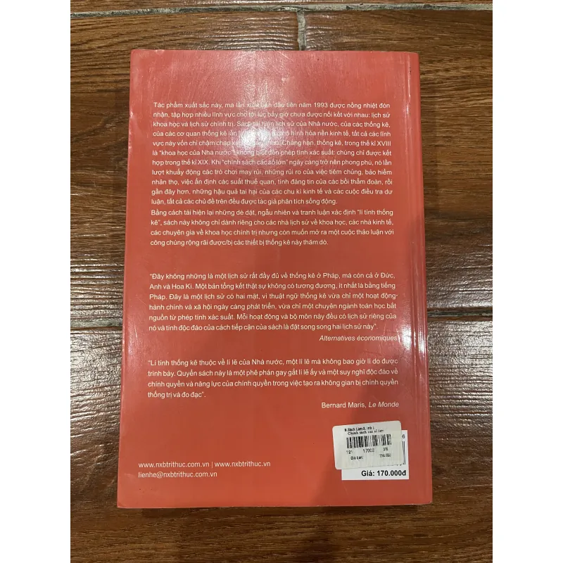Chính sách các số lớn - Lịch sử tính thống kê (12) 1027750
