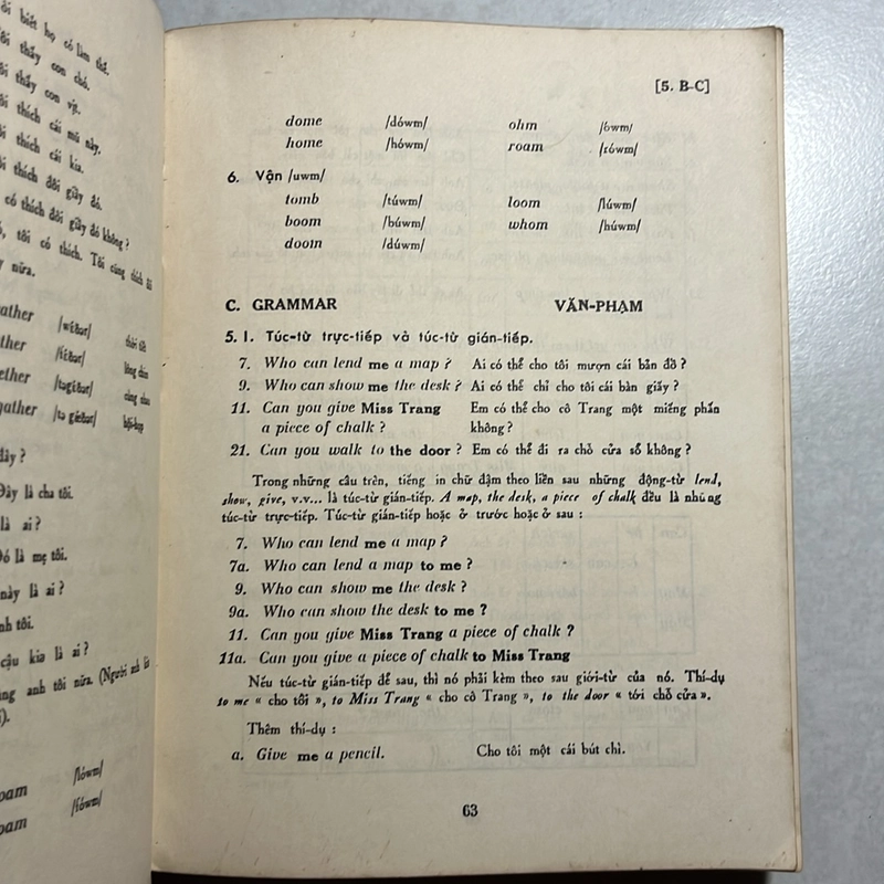 Anh ngữ Đệ Thất 1 — Vũ Đình Hoà — 1962s 496538