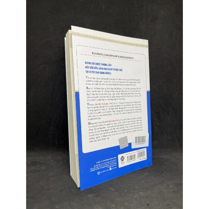 Nhà Lãnh Đạo 360 - John C.Maxwell new 90% HCM0906 911351