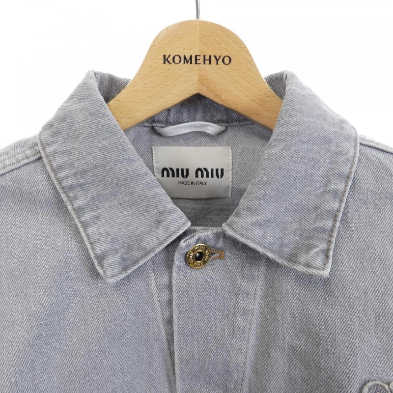 MIU MIU GWB148 S231 Áo khoác denim - Hàng hiệu Authentic 818771