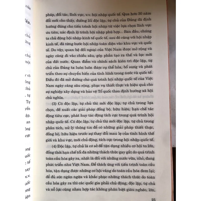 Mối quan hệ giữa độc lập, tự chủ và chủ động, tích cực hội nhập quốc tế 620029