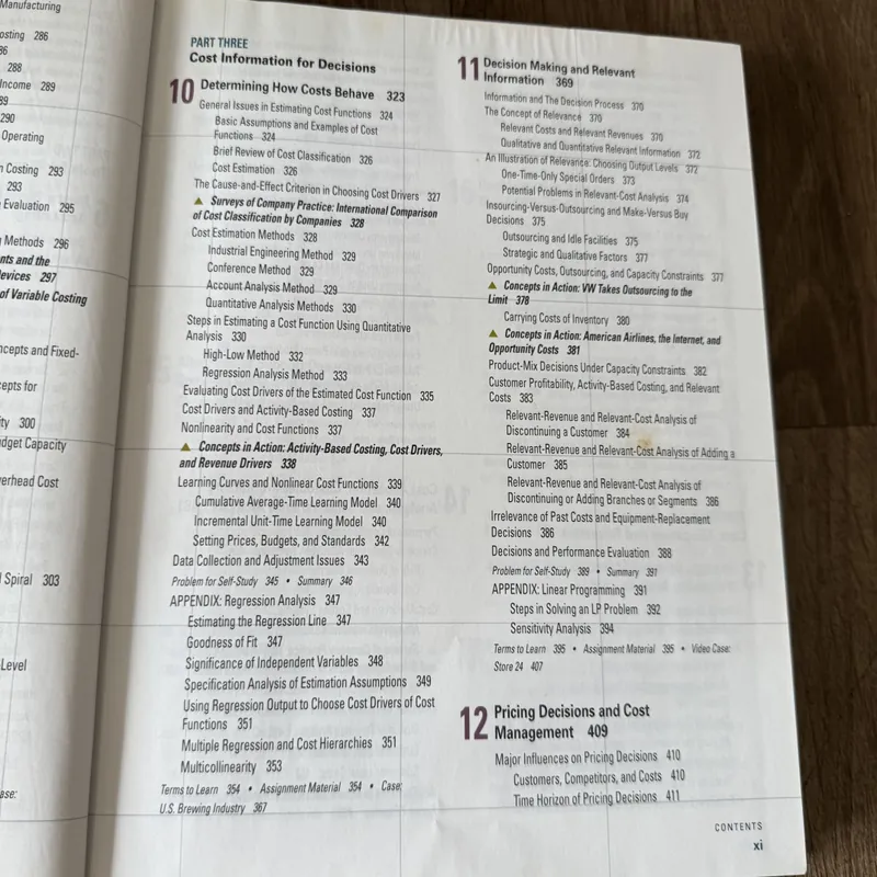 Cost Accounting: A Managerial Emphasis 593805