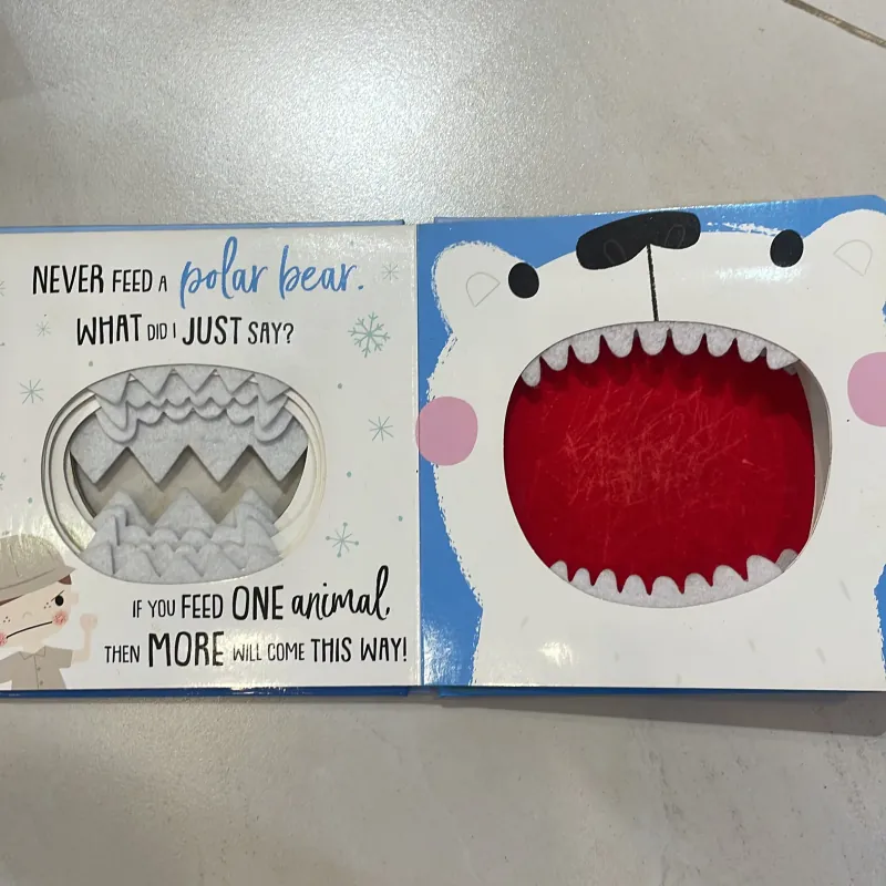 NGOẠI VĂN tiếng anh trẻ em : Never Feed a Shark ! - sách bìa cứng dày đẹp - tương tác  1027550