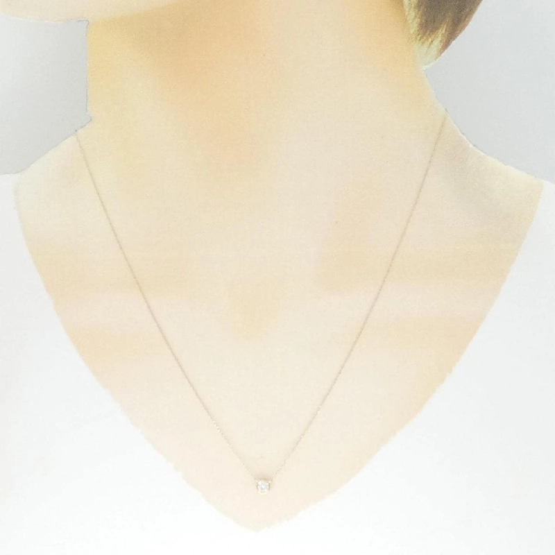 Dây chuyền kim cương K18YG 0.15CT - Hàng hiệu Chính hãng 862586