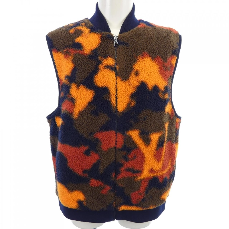 Louis Vuitton Áo gile lông cừu hai mặt HQY21WDFX - Hàng hiệu Authentic 903556