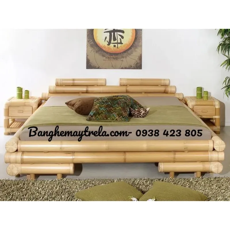 Giường tre phòng ngủ 594146