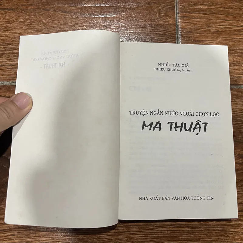 Ma thuật truyện ngắn nước ngoài chọn lọc (k3) 739112