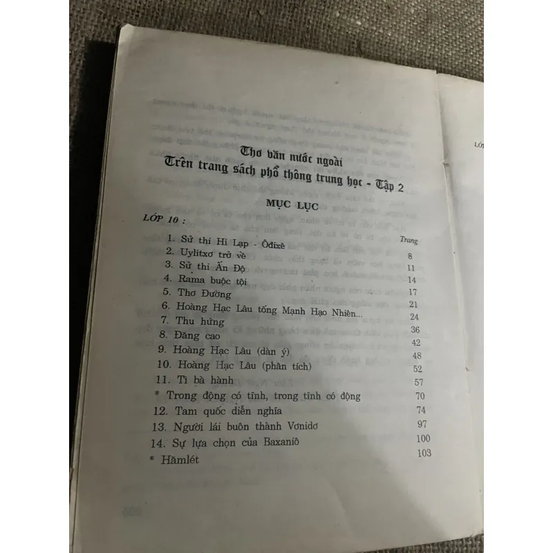 THƠ VĂN NƯỚC NGOÀI TRÊN TRANG SÁCH PHỔ THÔNG TRUNG HỌC   763367