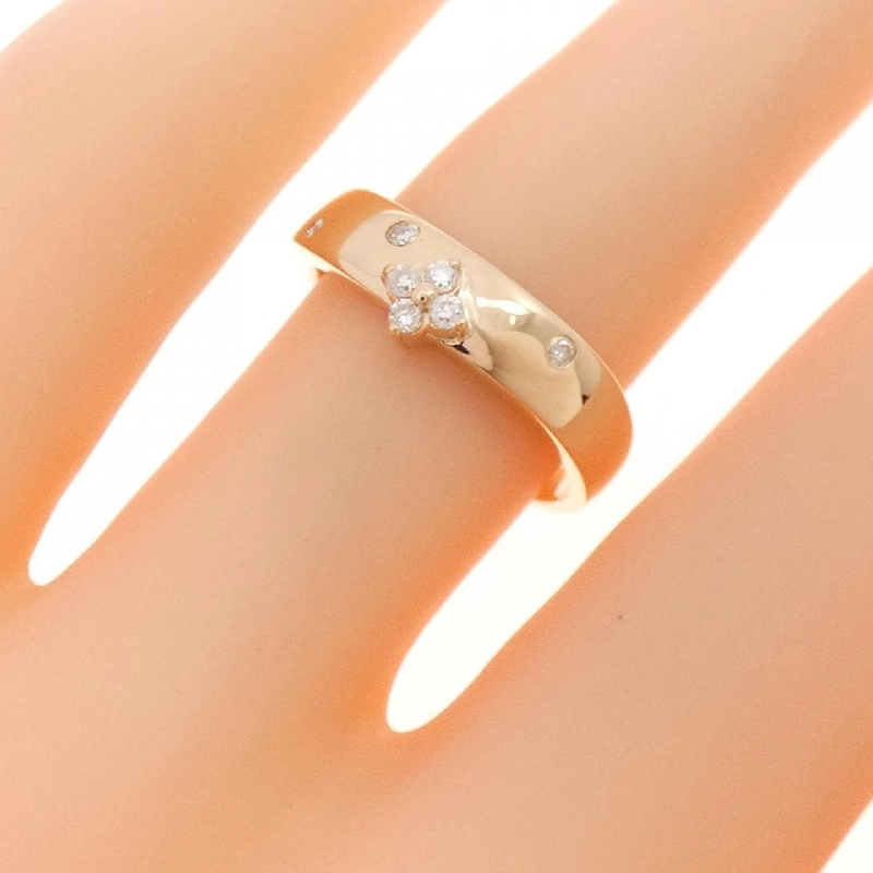 Nhẫn kim cương hoa K18PG - Hàng hiệu Authentic 852014