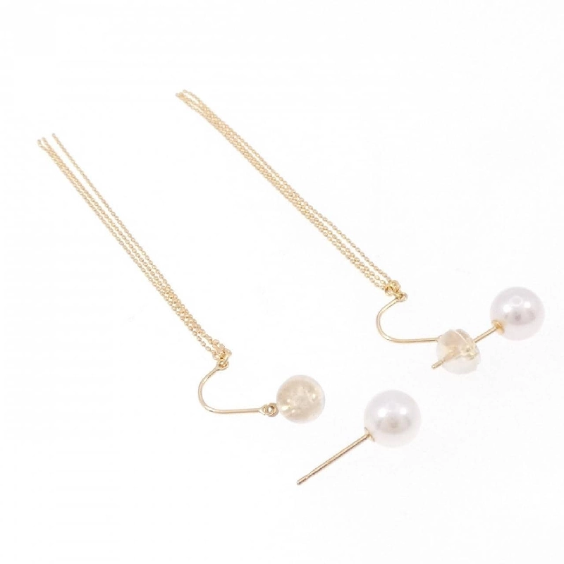 K18YG Bông tai ngọc trai Akoya 6.1mm - Hàng hiệu Chính hãng 877229