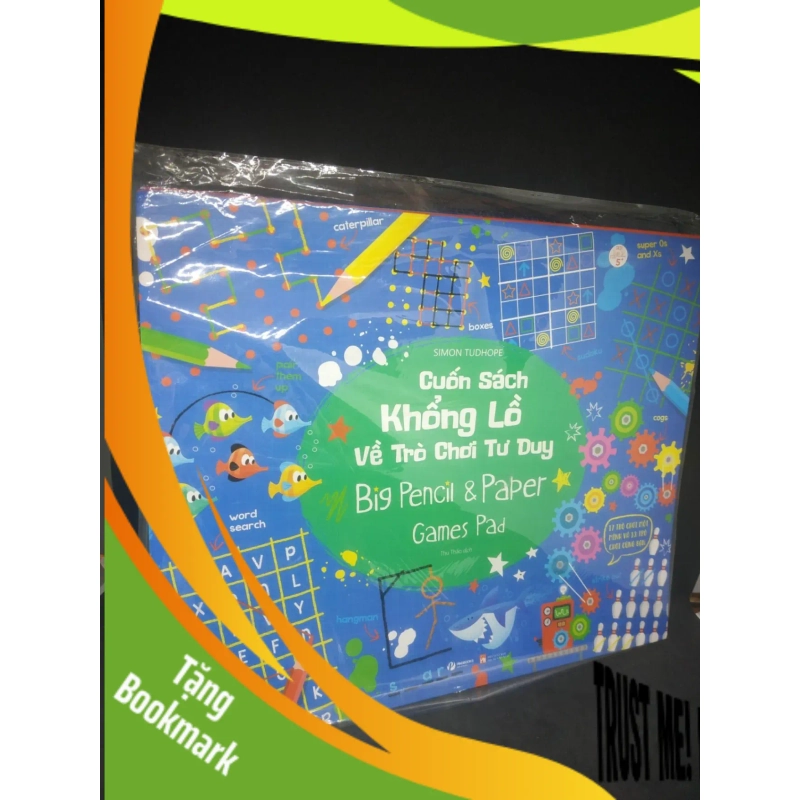 (TẶNG BOOKMARK) Bộ 4 cuốn Cuốn sách khổng lồ về trò chơi tư duy mới 100% RBK0903 939867
