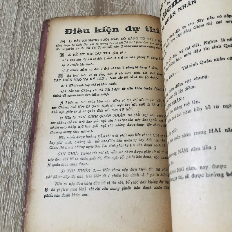 THỂ LỆ & CHƯƠNG TRÌNH – TÚ 2 (1972) 971887