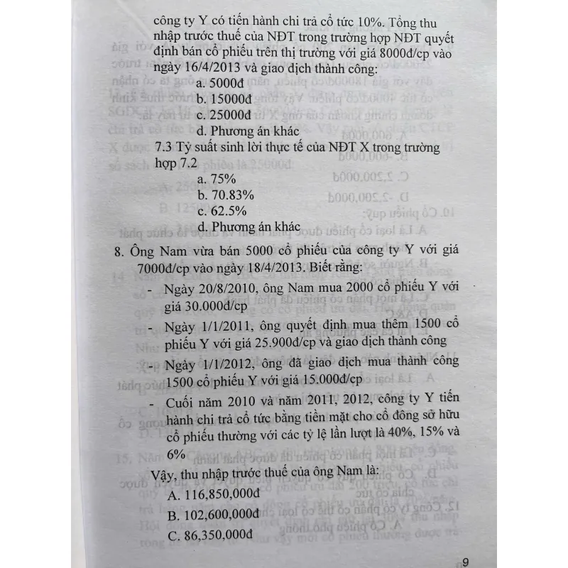 HỆ THỐNG VÀ CÂU HỎI THỊ TRƯỜNG CHỨNG KHOÁN 759843